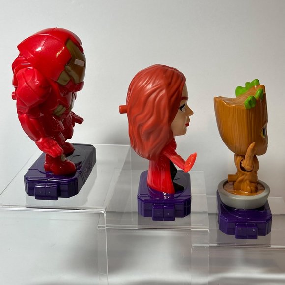 Marvel Studios Heroes Lot of 3 McDonald's Happy Meal 4 Inch Toys 2020 - Picture 4 of 4